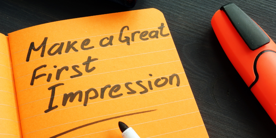 make a great first impression