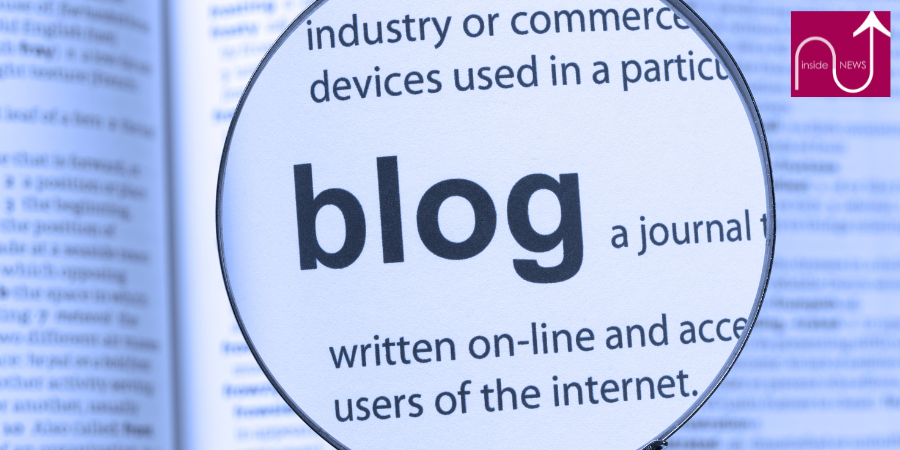 blog highlighted by magnifying glass