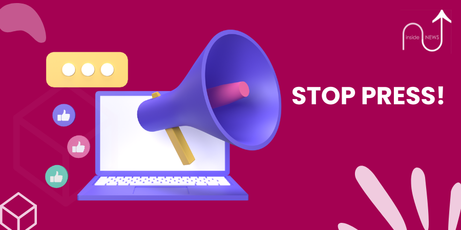 laptop concept on coloured background