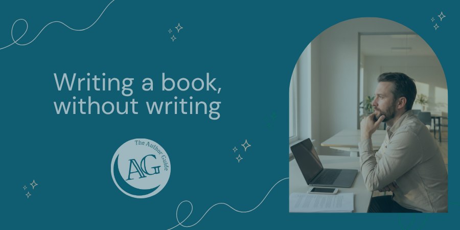 thoughtful man sitting at table with laptop open