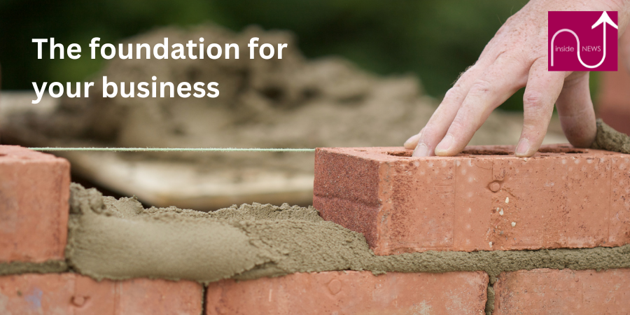 person brick laying
