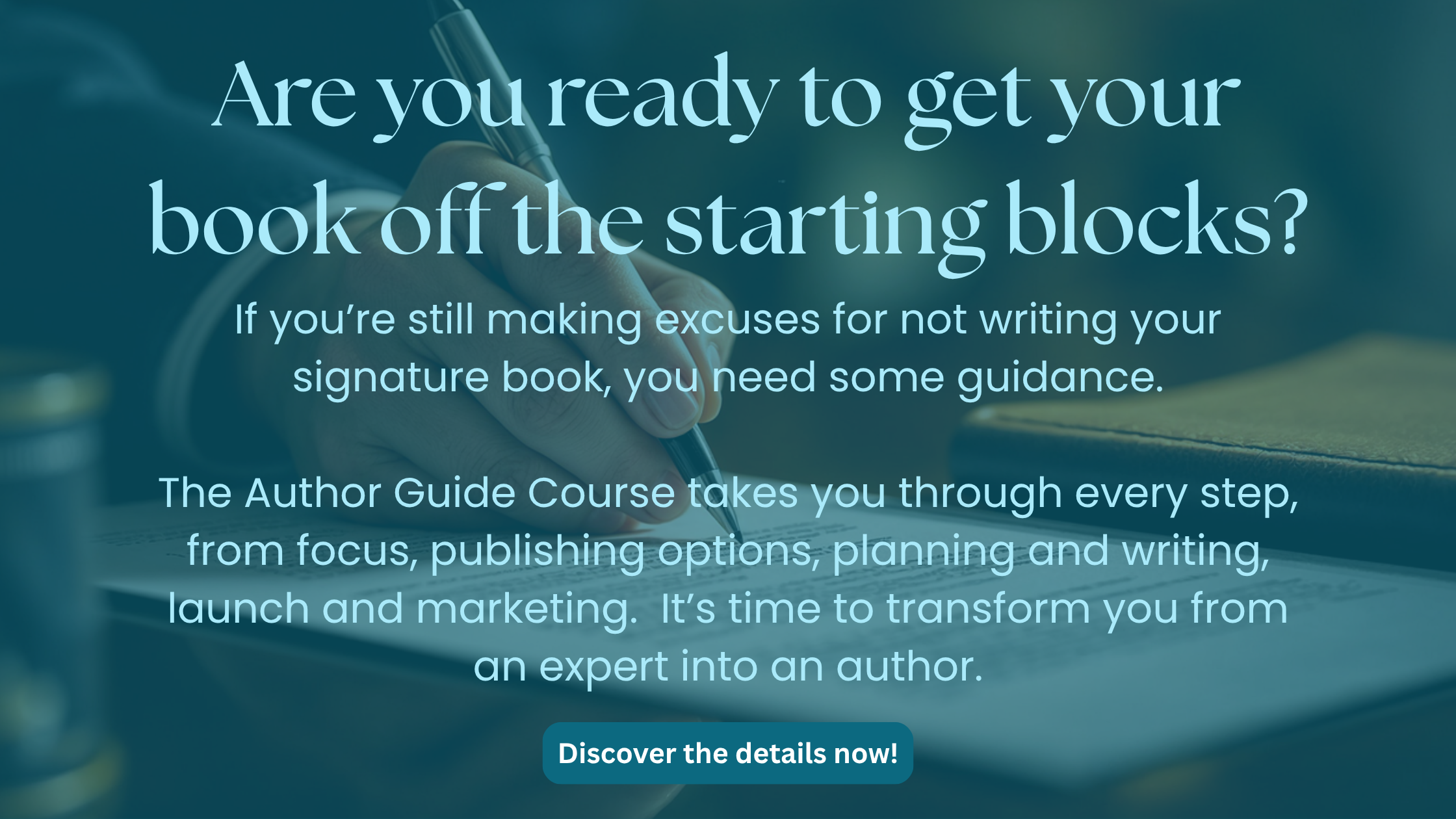 Author Guide Course home page promo